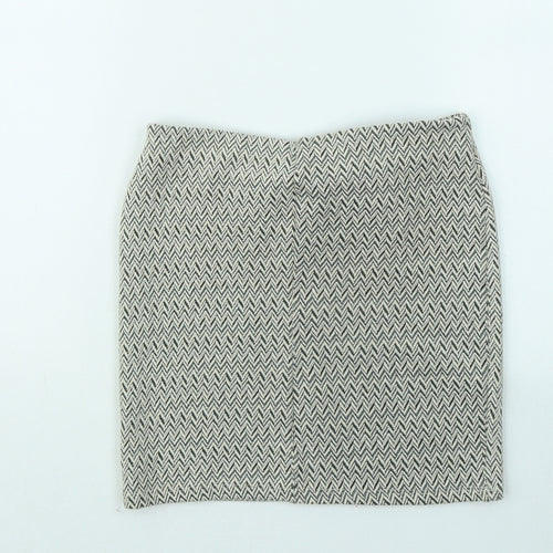 Atmosphere Womens Multicoloured Geometric Cotton Mini Skirt Size 4