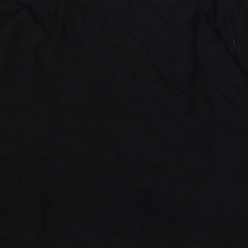 NEXT Womens Black V-Neck Viscose Pullover Jumper Size S