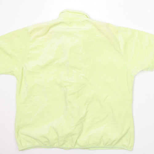 PRETTYLITTLETHING Womens Green Collared Cotton Cardigan Jumper Size 10