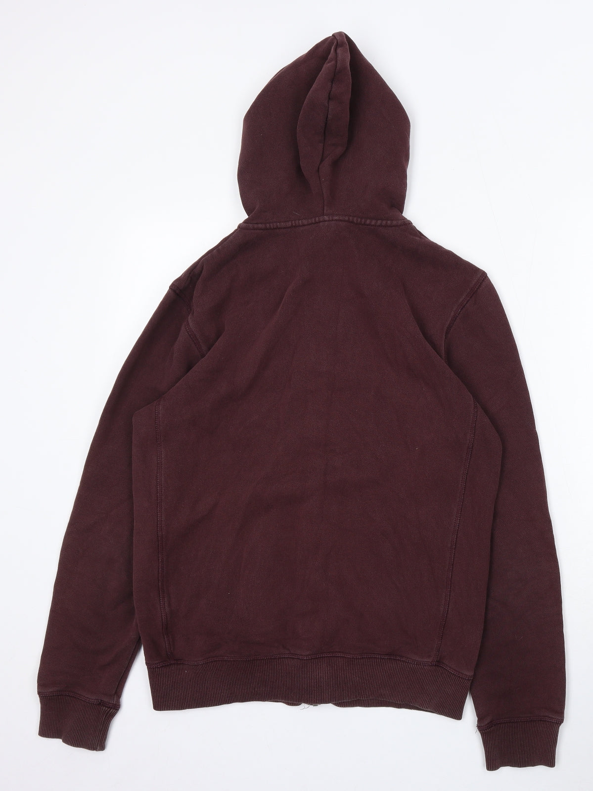 NEXT Mens Purple Cotton Full Zip Hoodie Size S