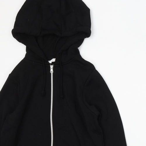 Primark Mens Black Polyester Full Zip Hoodie Size XS - 2XS