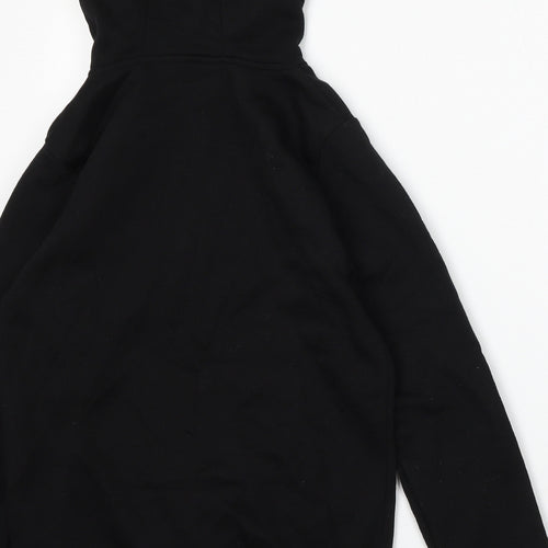 Primark Mens Black Polyester Full Zip Hoodie Size XS - 2XS