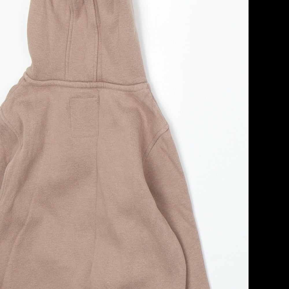 Kings Will Dream Boys Beige Cotton Pullover Hoodie Size 3-4 Years
