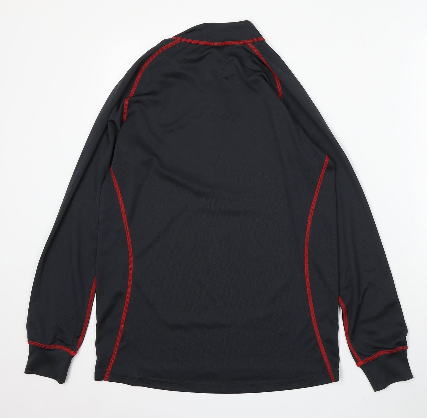 DHB Womens Black Polyester Pullover Sweatshirt Size M Zip