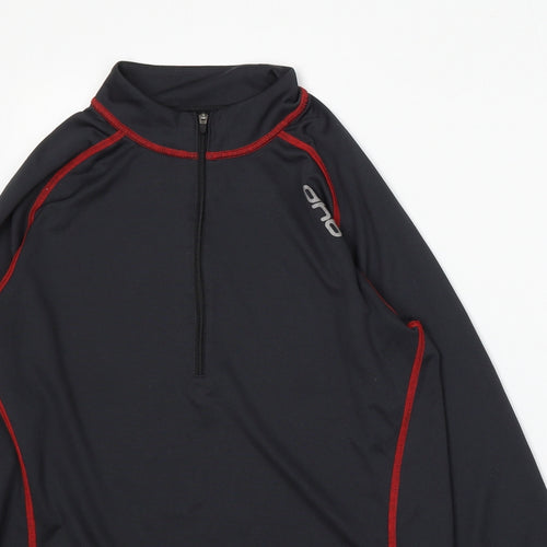 DHB Womens Black Polyester Pullover Sweatshirt Size M Zip