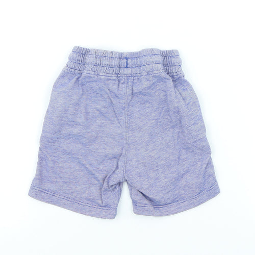 Preworn Baby Purple Cotton Sweatpants Trousers Size 9-12 Months Pullover - Shorts