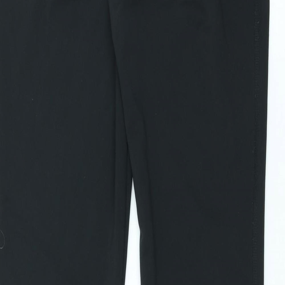 Reebok Womens Black Polyester Jogger Leggings Size M L31 in Regular Pullover