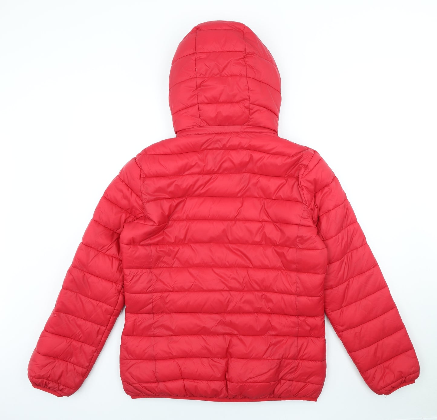 Canadian Peak Womens Red Puffer Jacket Coat Size 16 Zip