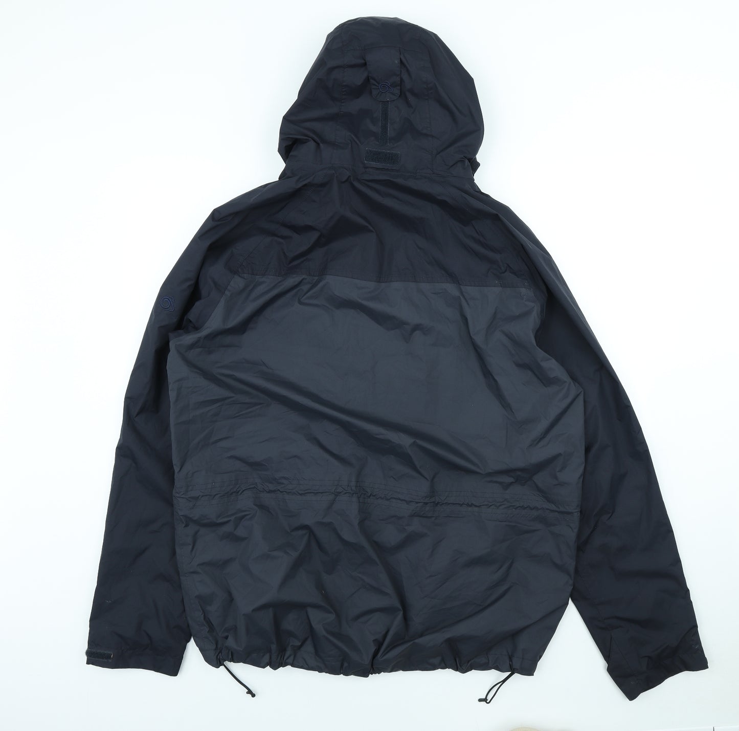 Craghoppers Mens Grey Rain Coat Coat Size XL Zip