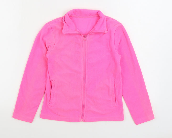Dunnes Stores Girls Pink Jacket Size 9 Years Zip