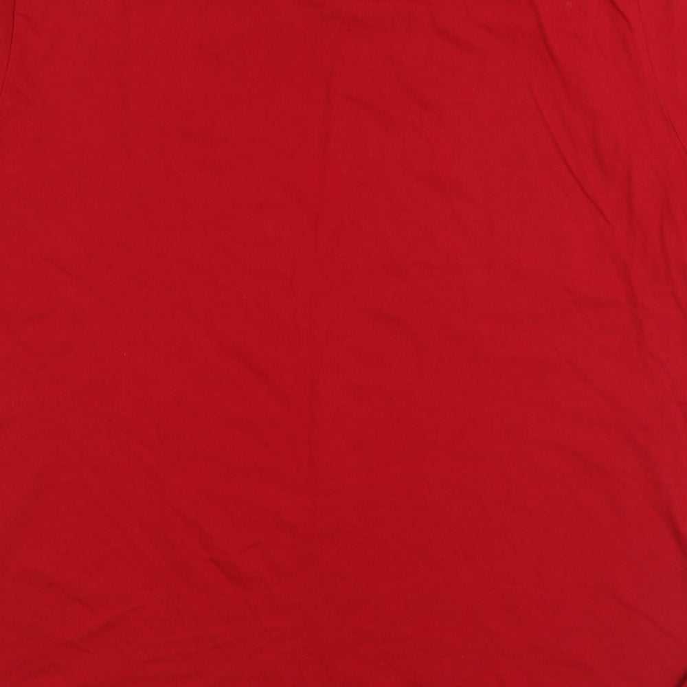 F&F Mens Red Cotton T-Shirt Size XL Round Neck - Liverpool FC