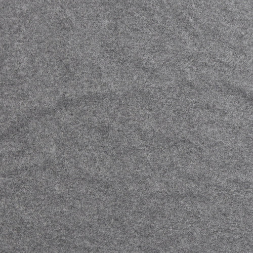 Dunnes Stores Womens Grey Mock Neck Polyester Pullover Jumper Size L