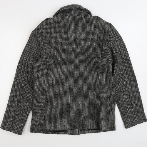 Gap Womens Grey Overcoat Coat Size 12 Button