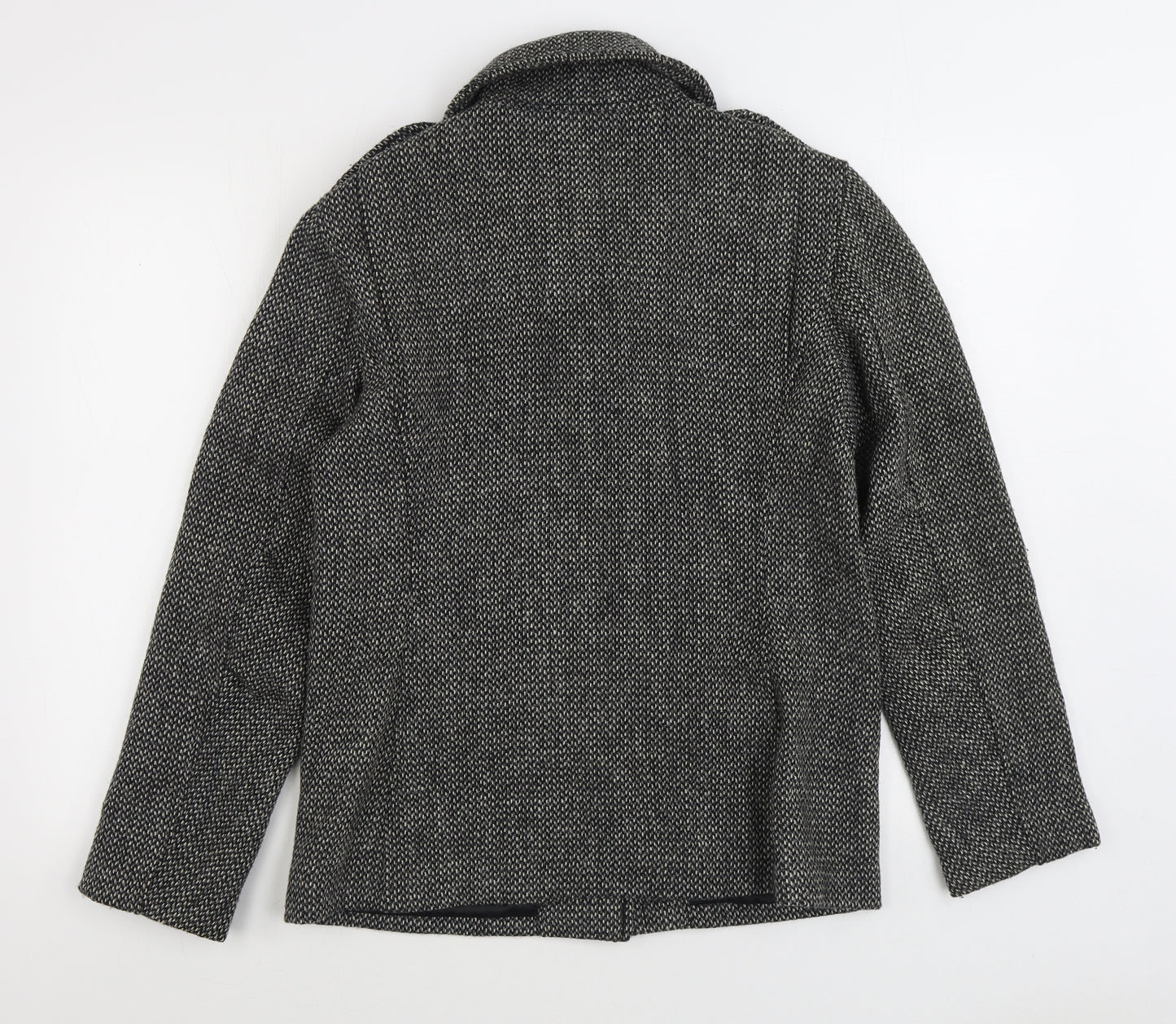Gap Womens Grey Overcoat Coat Size 12 Button