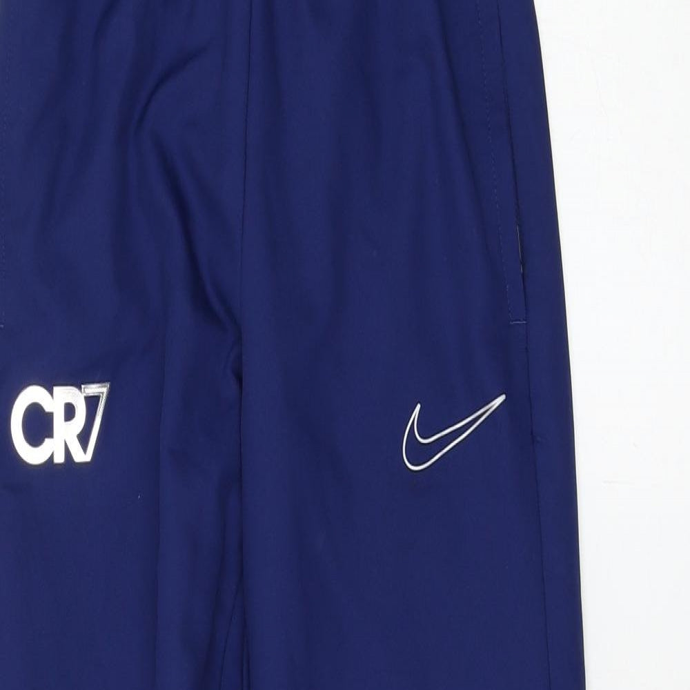 Nike Boys Blue Polyester Jogger Trousers Size 8-9 Years Regular Pullover - Cristiano Ronaldo