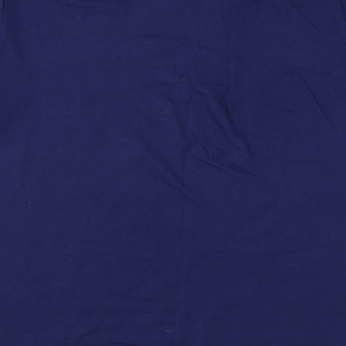 Atlas Mens Blue Cotton T-Shirt Size XL Round Neck - Arizona