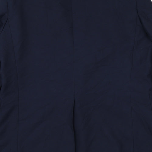 Classic Mens Blue Polyester Jacket Suit Jacket Size 44