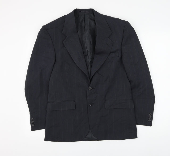 Burton Mens Grey Polyester Jacket Suit Jacket Size 36