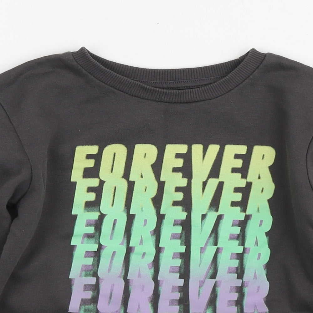 Dunnes Stores Boys Brown Cotton Pullover Sweatshirt Size 4-5 Years - Forever