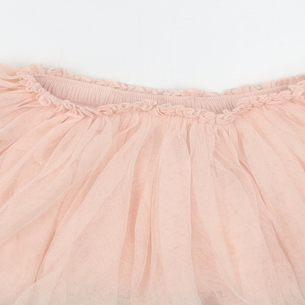 NEXT Girls Pink Polyester Tutu Skirt Size 2-3 Years Regular Pull On