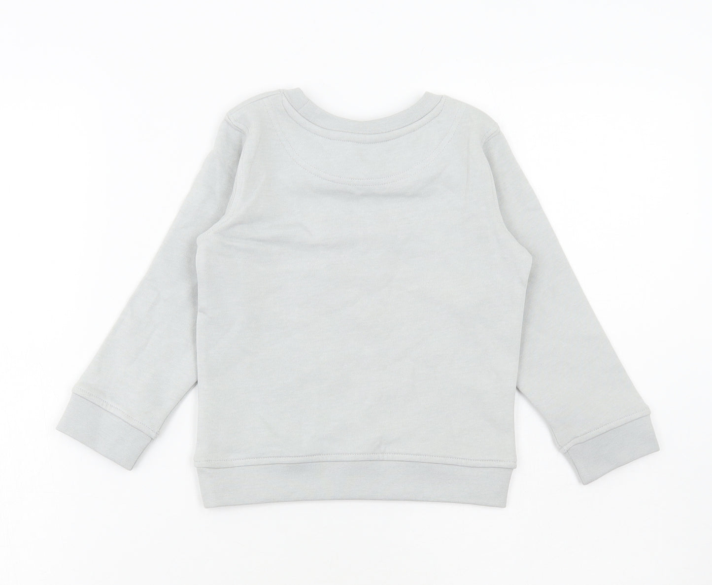 Lyle & Scott Boys Grey Cotton Pullover Sweatshirt Size 3 Years Pullover