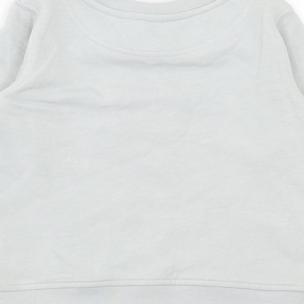 Lyle & Scott Boys Grey Cotton Pullover Sweatshirt Size 3 Years Pullover