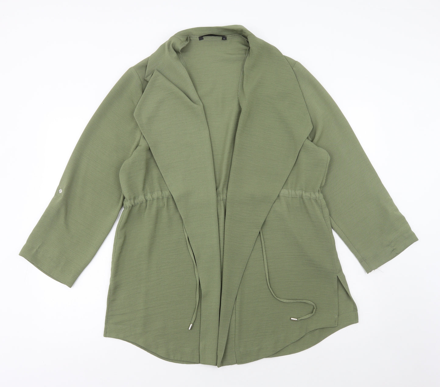 Dunnes Stores Womens Green Jacket Blazer Size 16 Tie