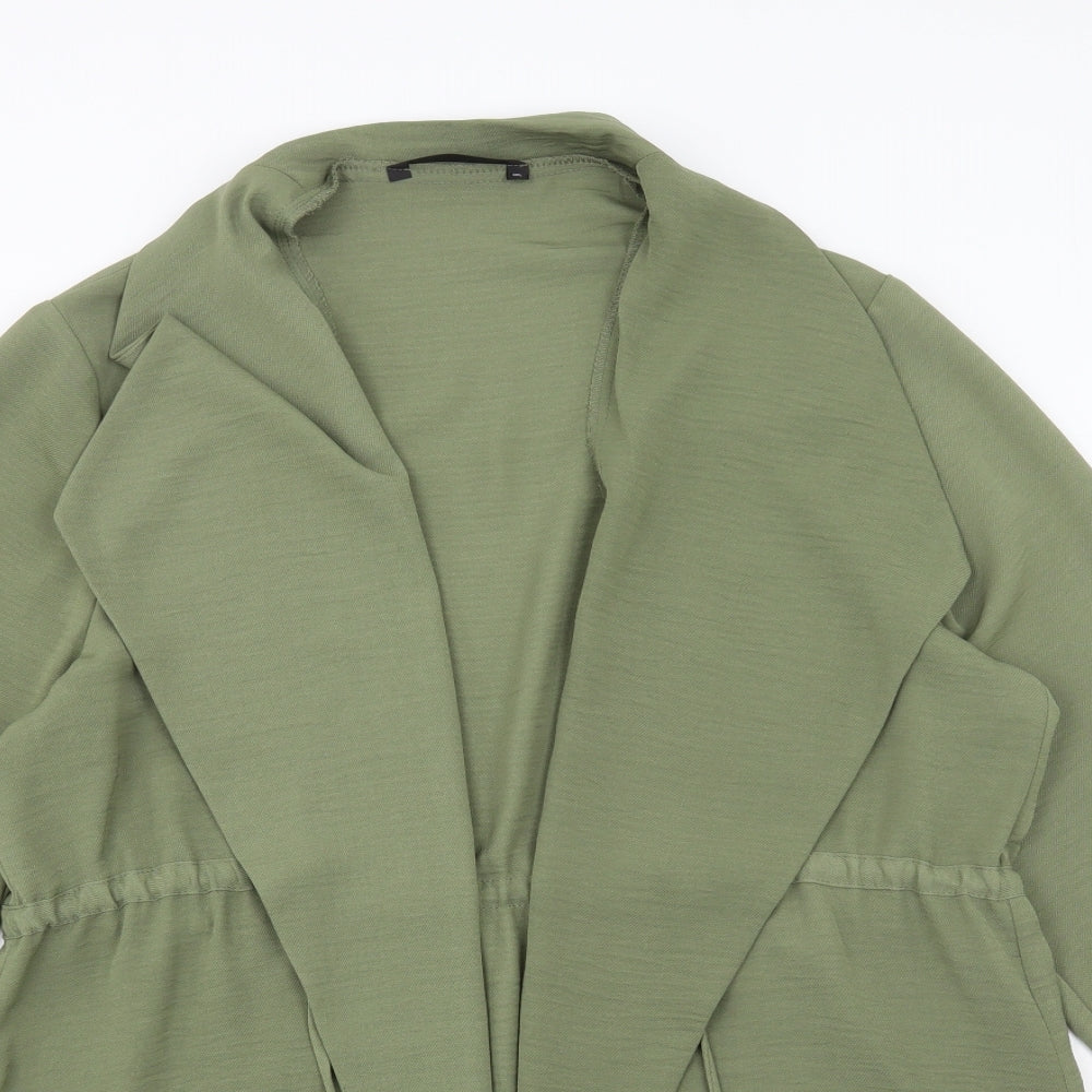 Dunnes Stores Womens Green Jacket Blazer Size 16 Tie