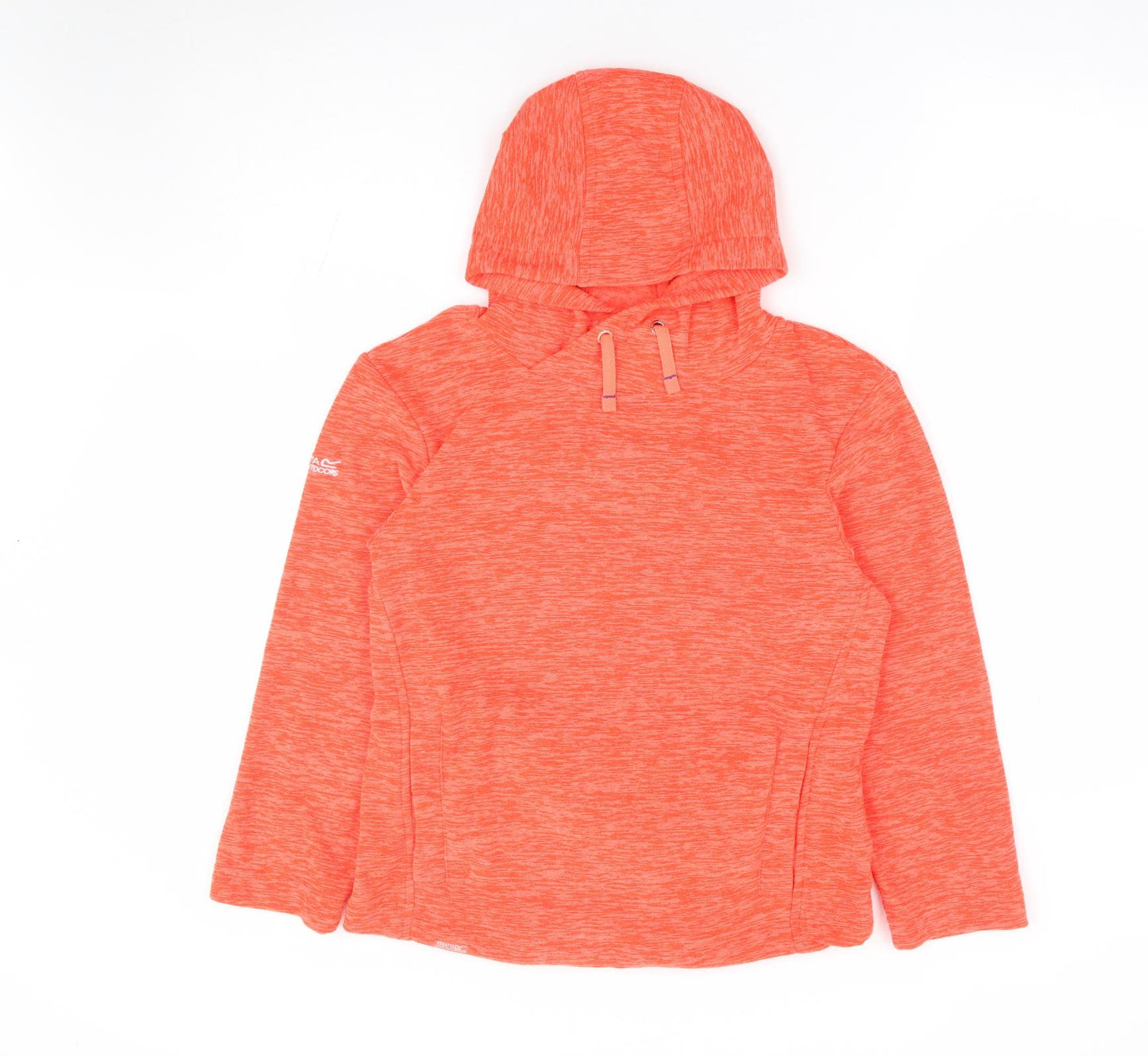 Regatta Boys Orange Polyester Pullover Hoodie Size 10-11 Years Pullover