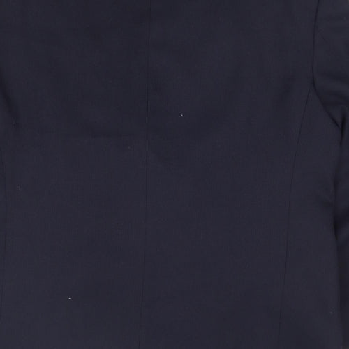 Scott International Mens Blue Polyester Jacket Suit Jacket Size 44