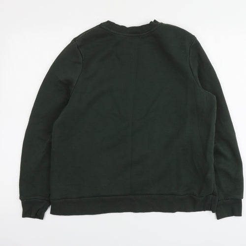 Dunnes Stores Womens Green Cotton Pullover Hoodie Size M - Copenhagen