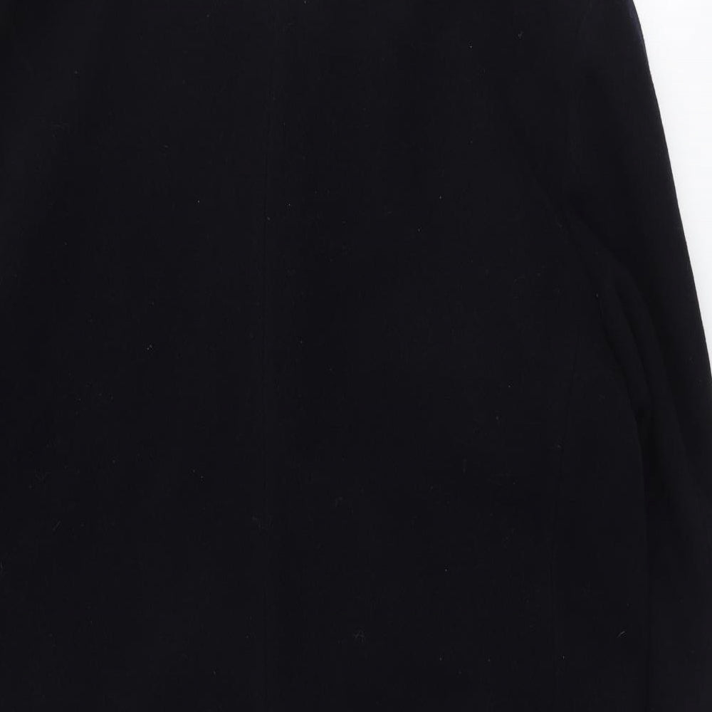 De Cento Mens Blue Pea Coat Coat Size XL Button