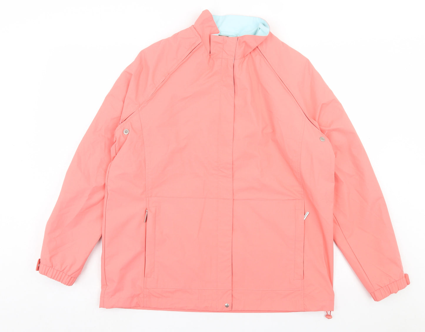 Alice Collins Womens Pink Jacket Size 12 Zip - Detachable Sleeves