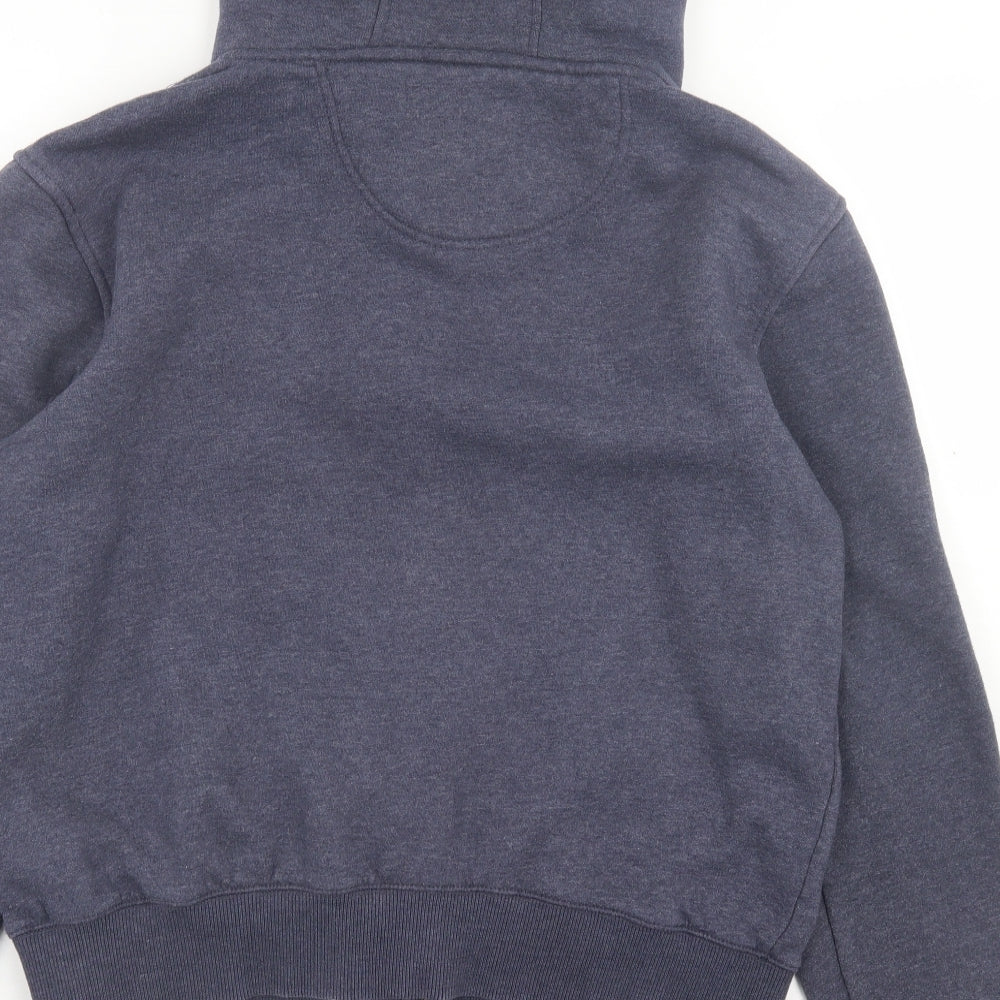 SoulCal&Co Mens Blue Cotton Full Zip Hoodie Size XL