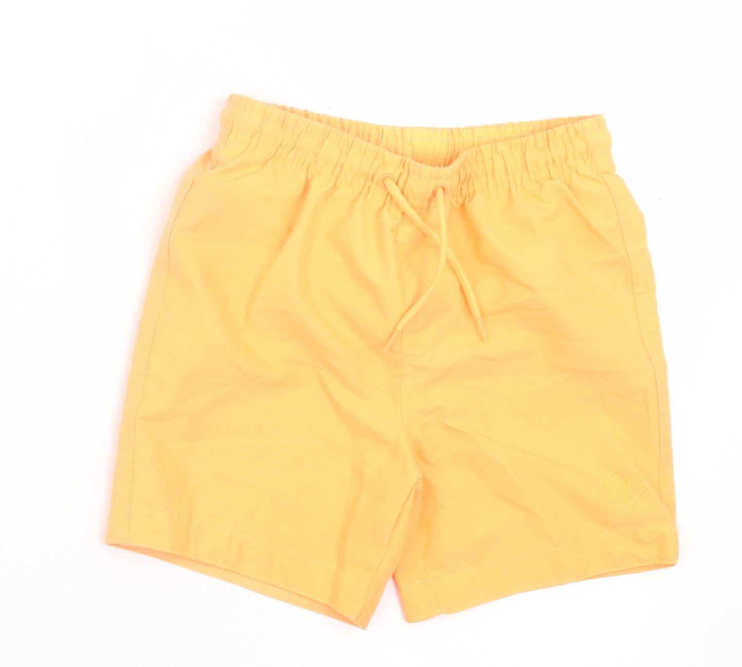 Primark Boys Orange Polyester Bermuda Shorts Size 5-6 Years Regular Tie - Cali Surf