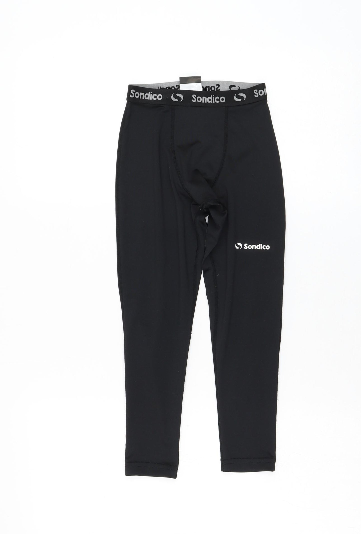 Sondico Girls Black Polyester Jogger Trousers Size 5-6 Years Regular Pullover - Leggings