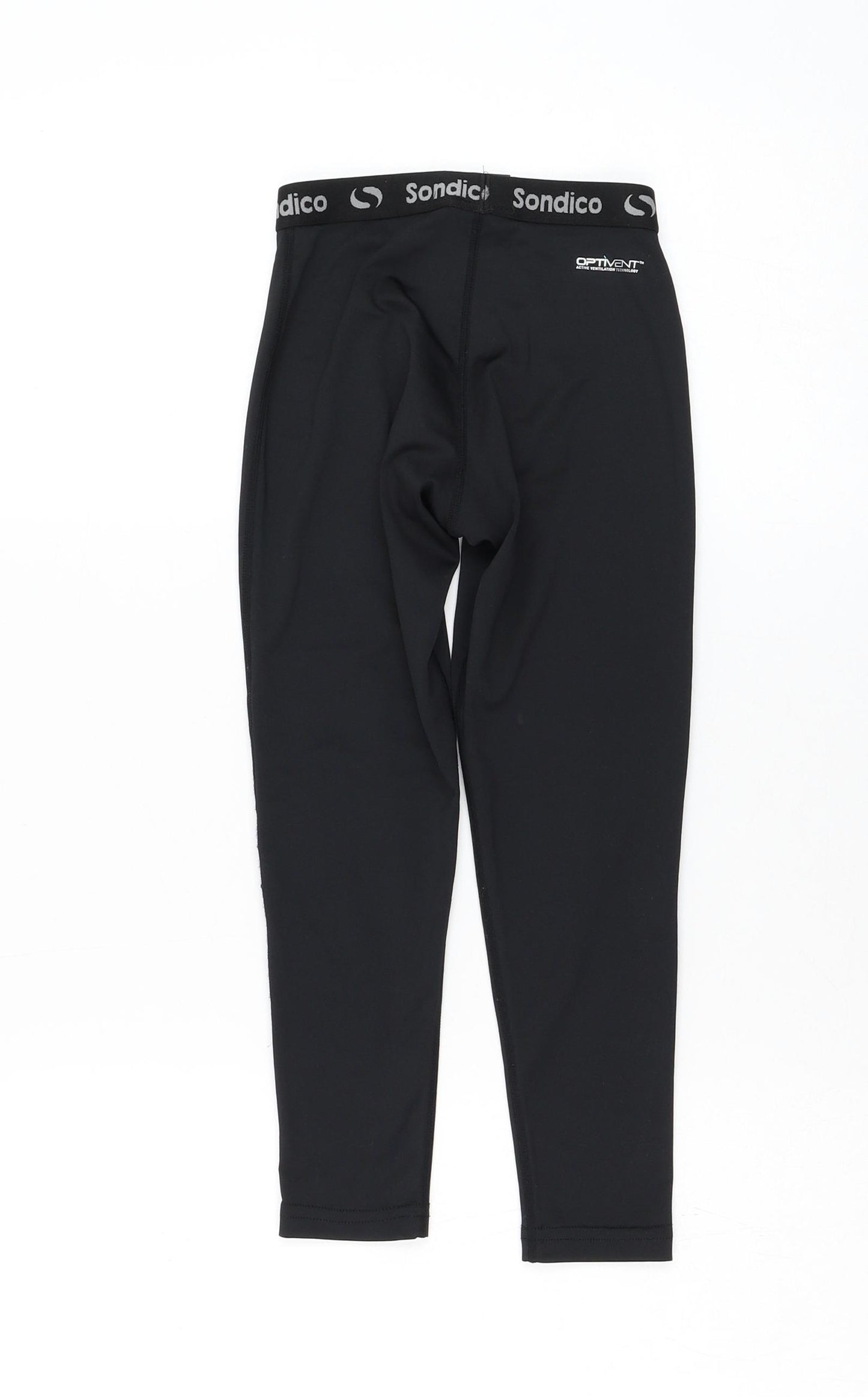 Sondico Girls Black Polyester Jogger Trousers Size 5-6 Years Regular Pullover - Leggings