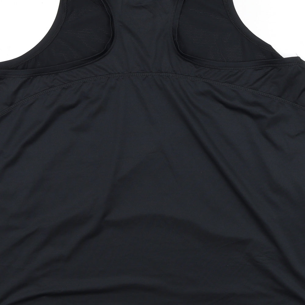 Primark Womens Black Polyester Basic Tank Size 18 Round Neck Pullover