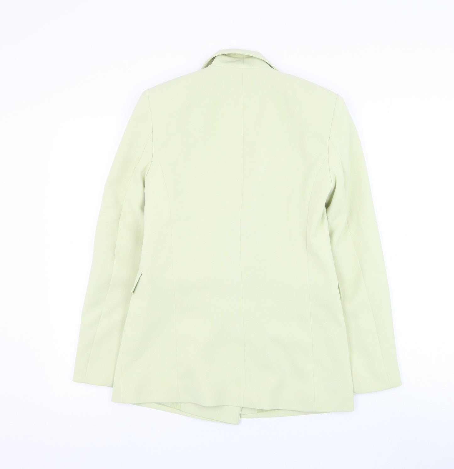Primark Womens Green Jacket Blazer Size 4 Button
