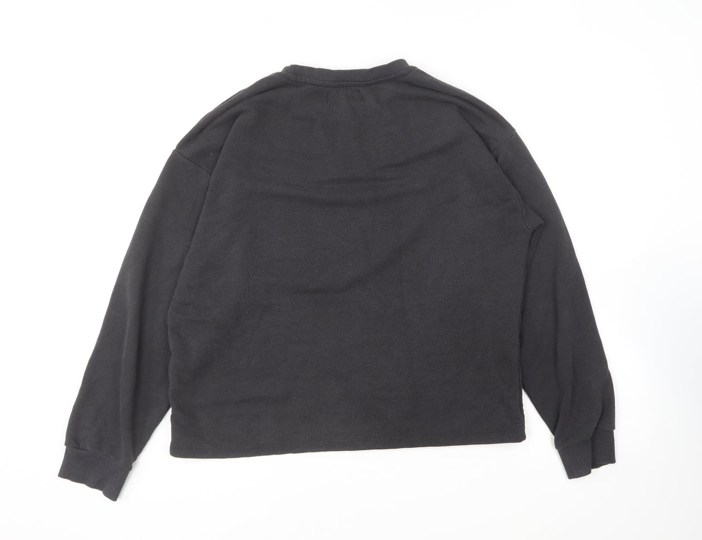 Pull&Bear Womens Grey Cotton Pullover Sweatshirt Size L Pullover