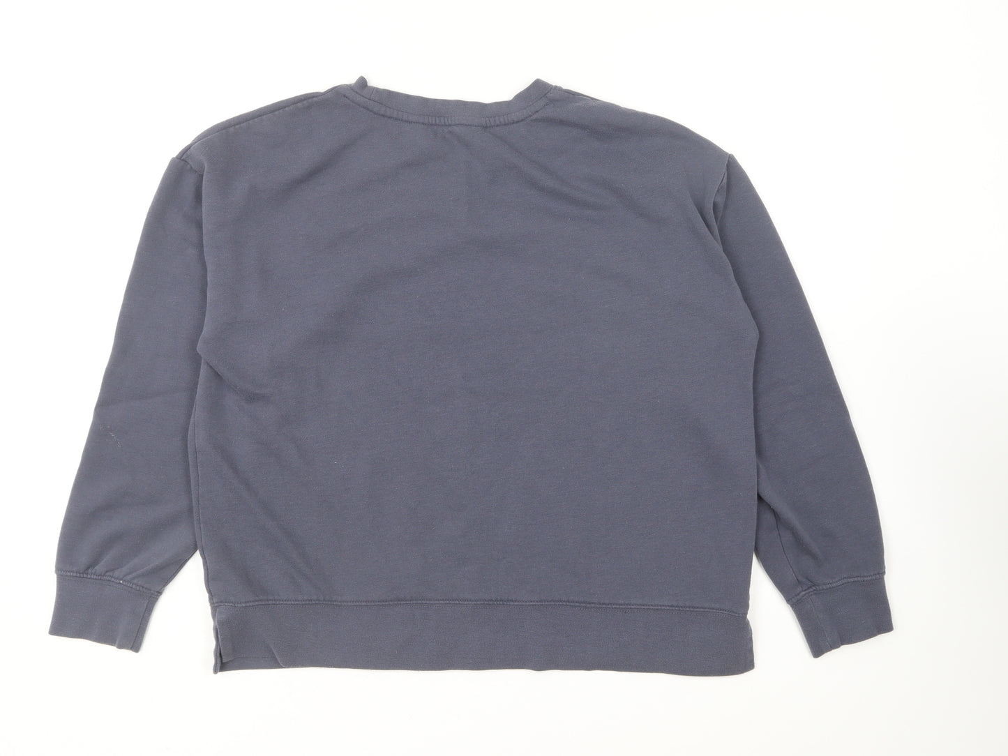 Dunnes Stores Mens Blue Polyester Pullover Sweatshirt Size M