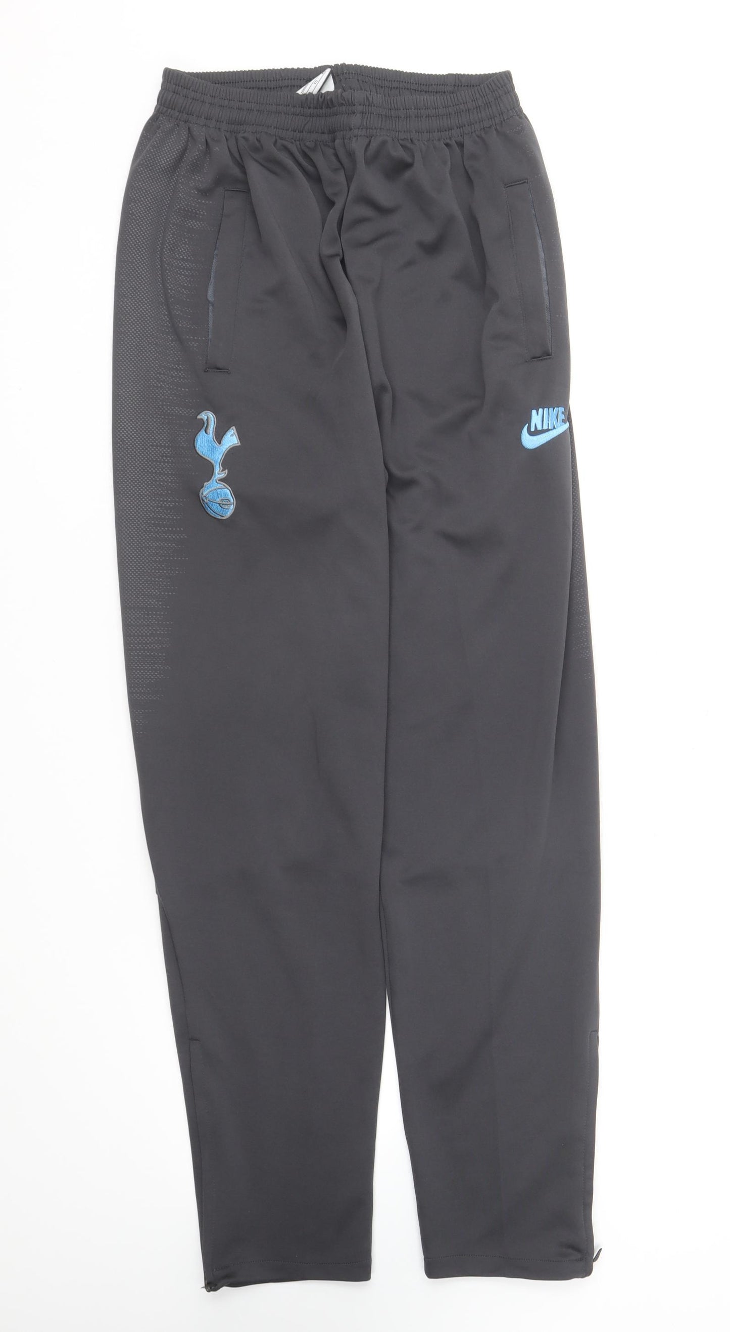 Nike Womens Grey Polyester Jogger Trousers Size XL L29 in Regular Drawstring - Tottenham Hotspur
