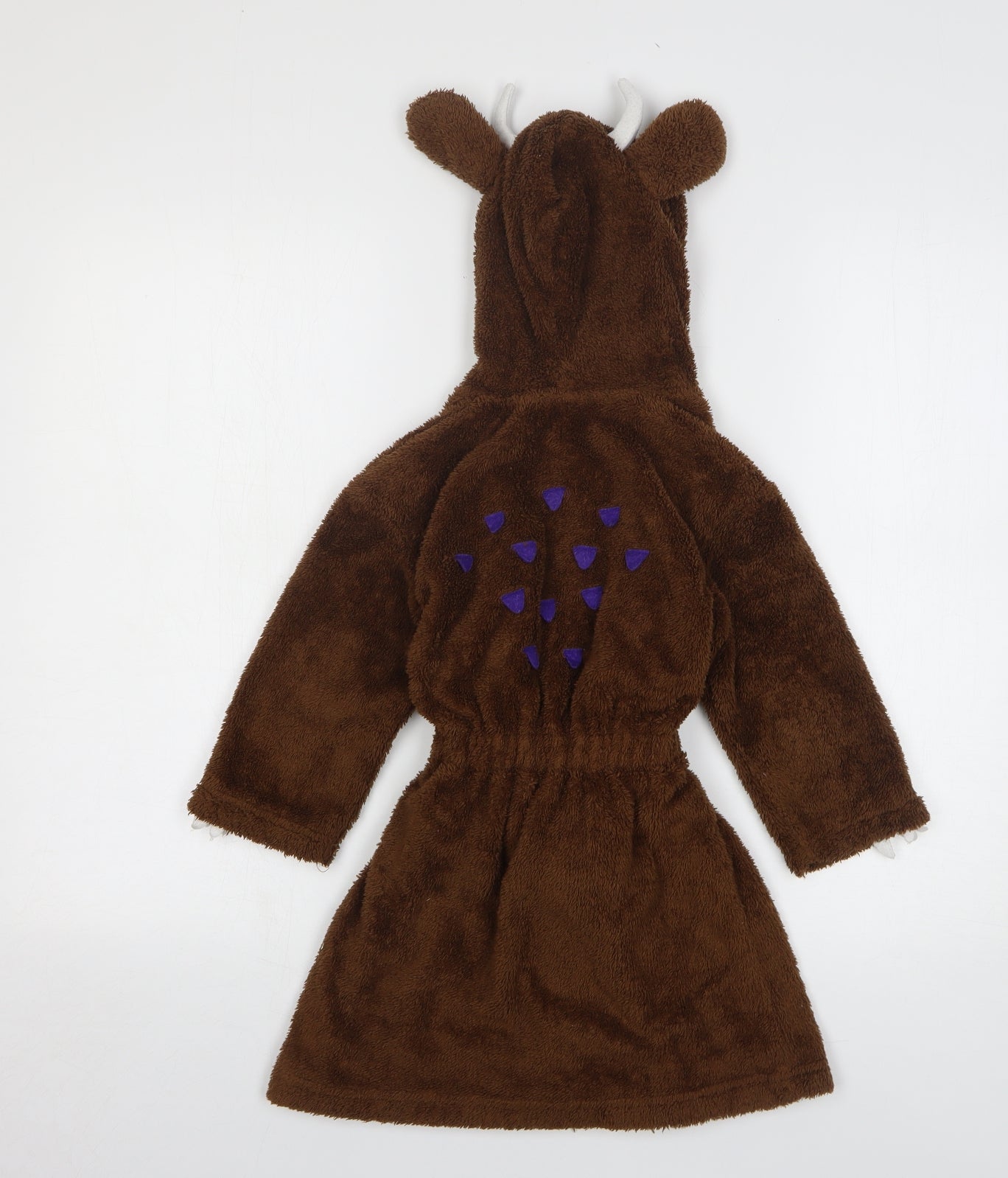 Marks and Spencer Boys Brown Solid Polyester Gown Size 3-4 Years Tie - The Gruffalo