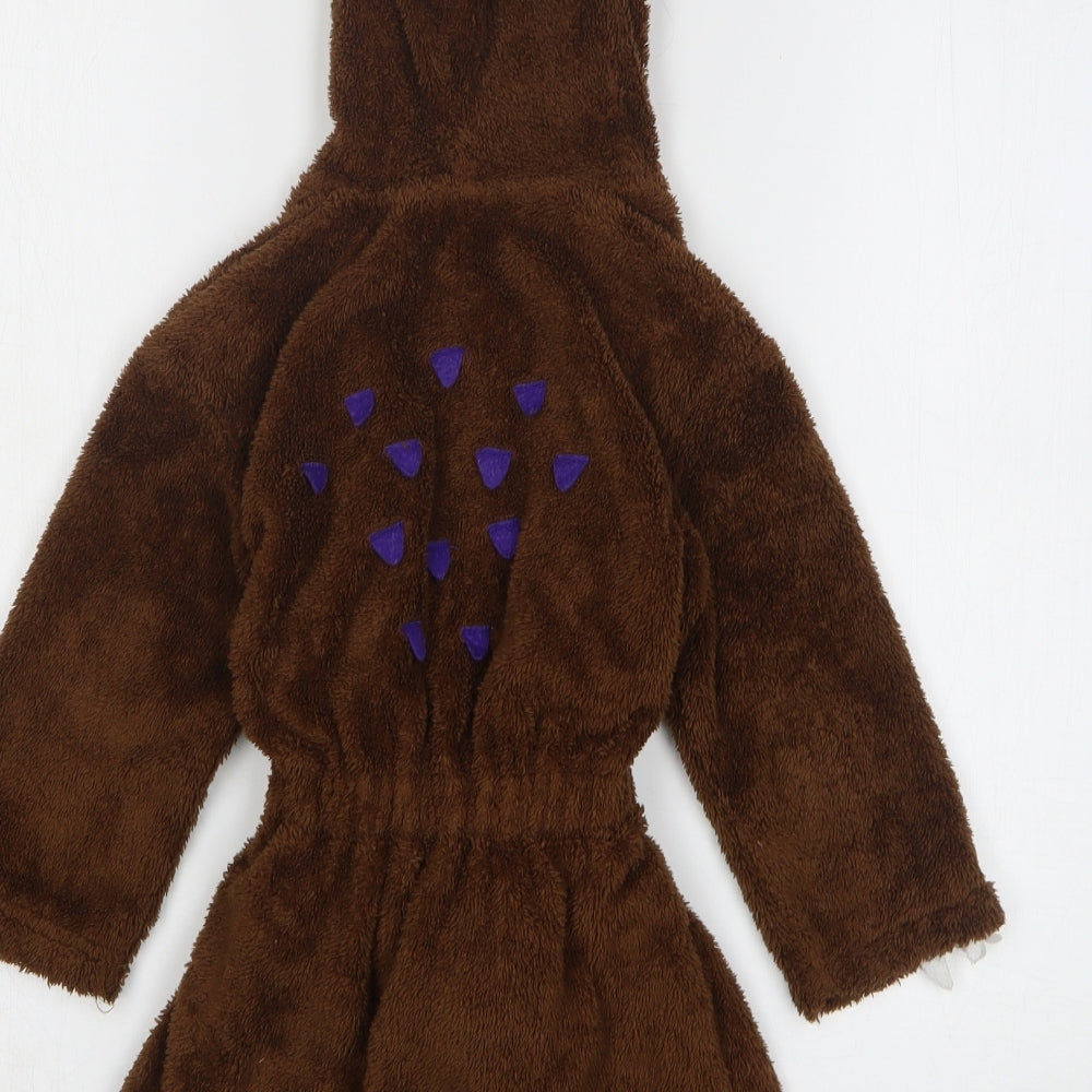 Marks and Spencer Boys Brown Solid Polyester Gown Size 3-4 Years Tie - The Gruffalo