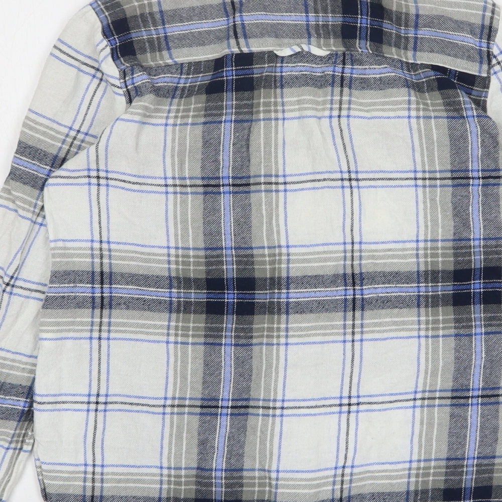 Atmosphere Womens Multicoloured Plaid Cotton Basic Button-Up Size 6 Collared