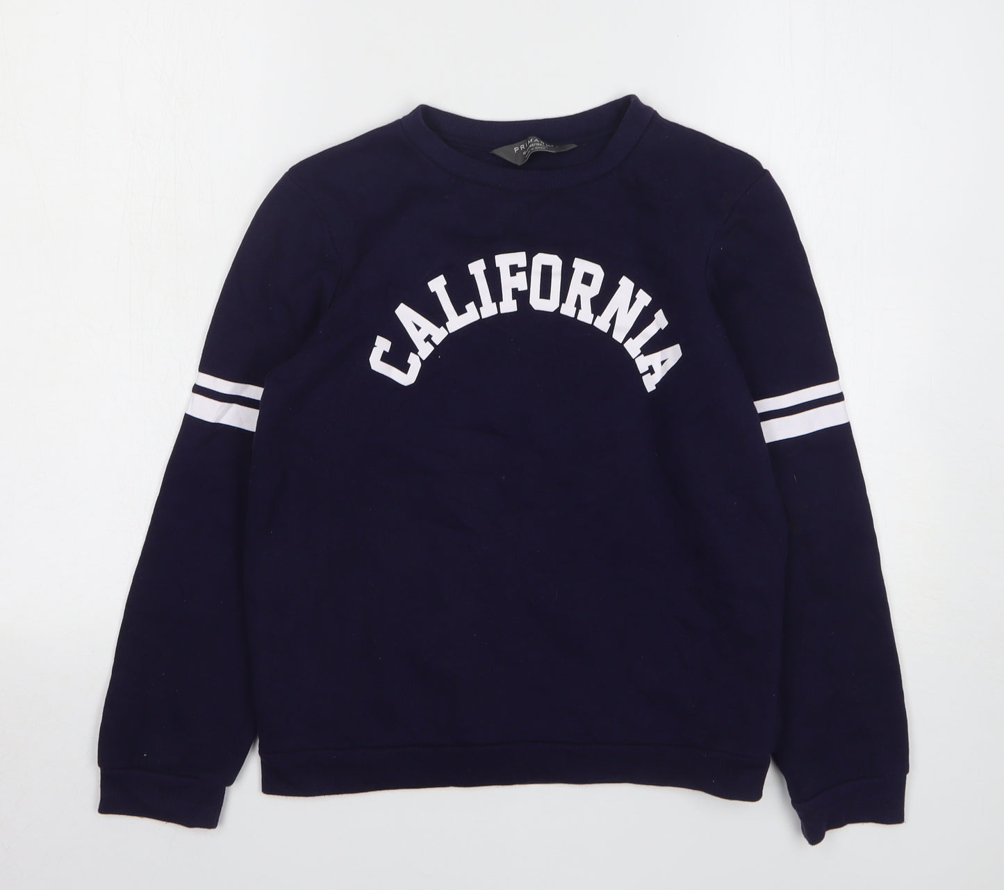 Primark Girls Blue Cotton Pullover Sweatshirt Size 12-13 Years Pullover - California