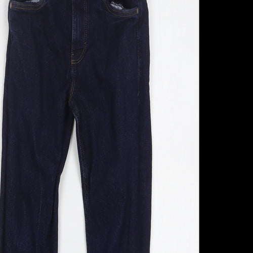 NEXT Boys Blue Cotton Straight Jeans Size 7 Years Regular Button