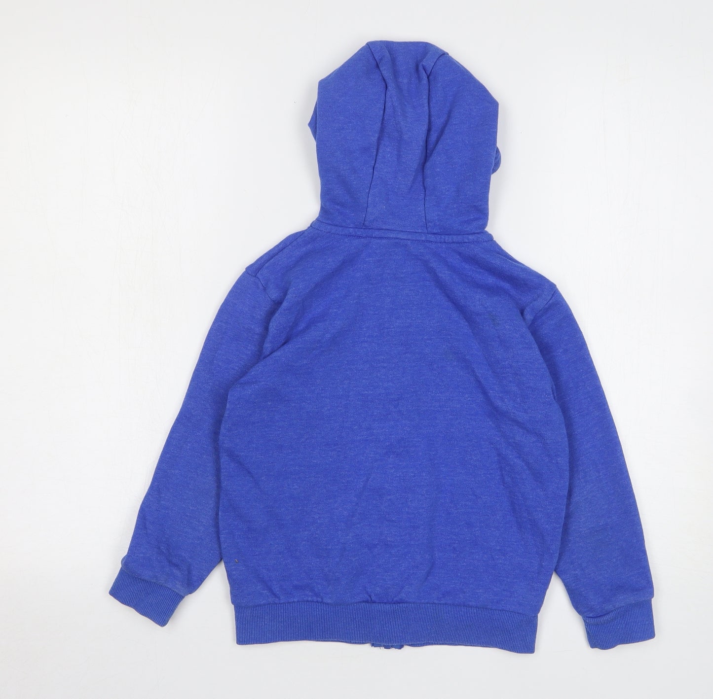 Dunnes Stores Boys Blue Cotton Full Zip Hoodie Size 7-8 Years Zip