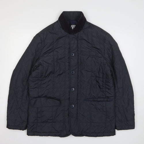 Debenhams Mens Grey Herringbone Jacket Size M Zip
