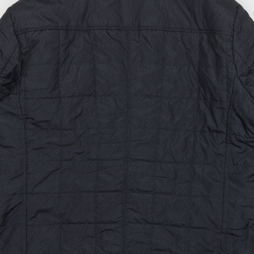 Debenhams Mens Grey Herringbone Jacket Size M Zip